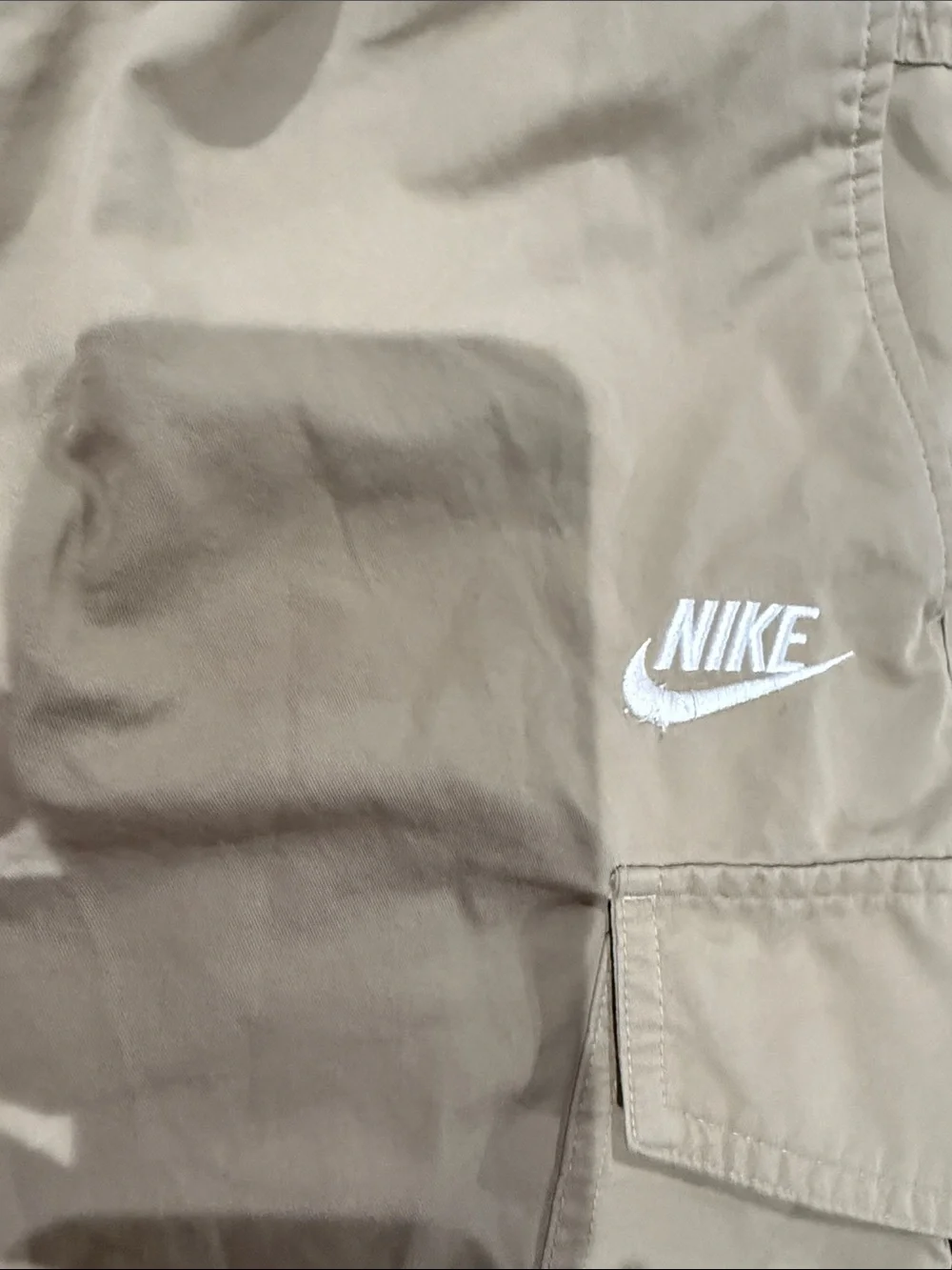 Nike Men’s /Tan Cargo Pants with Drawcord Waist